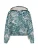 DEHA Sweatvest  cyaan blauw / wit