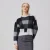 Oversized trui met ruitjespatroon