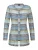 Goldner Gebreid vest  blauw / mintgroen / zwart / wit