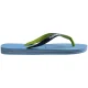 Havaianas Kinderen Brasil Mix Rubber Platte Flip-Flops (Lavendel Blauw)