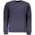Gianmarco Venturi Blauwe Katoenen Heren Sweatshirt