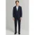 Mango Man slim fit geruit overhemd – lichtblauw