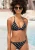 LASCANA Bikinitop  zwart / wit