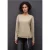Street One Dames Silk-Look shirt in Beige