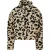 Urban Classics Dames/Dames Sherpa Kort Sweatshirt met luipaardprint (Zand)