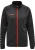 Hummel Trainingsjack ‘Authentic’  antraciet / donkergrijs / rood