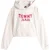Tommy Jeans Vrouwen/dames Varsity-crop-hoodie (Antiek Wit)
