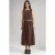 Crop Blouse en Rok met Sleuvendetails Muslin Tweedelige Set
