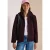 Jas met wol-look en capuchon