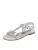 FREUDE Sandalen met riem ‘Alea’  zilver