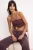 TRENDYOLMİLLA Dames Bordeaux Effen Mouwloos Getailleerd Blouses