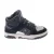 Hip leren sneakers donkerblauw