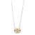 Orphelia ‘Signature’ Dames 925 Sterling Zilveren Ketting met Hanger – Zilver/Goud ZK-7517