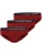 normani Slip ‘Albury’  rood / zwart / wit