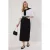 Trendyol Modest Dames Zwart Effen Midi Kokerrok- rok Kokerrok- rok Modest Rokken