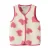 NAME IT MINI teddy jacquard gilet met hartjes – roze