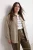 TRENDYOLMİLLA Dames Beige Effen Lang Regular fit Grote maten Jassen