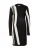 OBJECT Gebreide jurk ‘OBJRay’  beige / zwart
