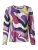 heine Shirt  lila / pink / zwart / wit