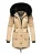 Navahoo Dames Winterjas Luluna-Princess – Warm, Stijlvol & Met Teddyvoering en Kunstbontkraag