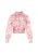 faina Blouse  rosa / wit