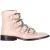 Givenchy Gespdetail Studded Enkellaarsjes in Lichtroze Leer