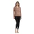Dames lange mouw warme kant T-shirt Admas