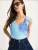 Bianco Lucci Top  blauw / lichtblauw