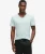 Raw Edge T-shirt van Slubgaren met V-hals Blue