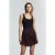 IRO Paris Senia Skirt Burgundy