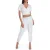 Korte blouse met korte mouwen en V-hals voor dames Selmark