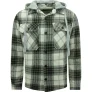 Enos Houthakkers jas met teddy wol capuchon 7091