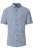 Redmond Casual Overhemd Korte mouw blauw