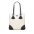 Tote Bag Canvas met Leren Accenten