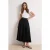 TRENDYOLMİLLA Dames Zwart Effen Midi Uitlopend rok Skater Rokken