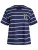 Zizzi Shirt ‘EOFELIA’  navy / bruin / geel