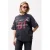 Catwalk Junkie oversized T-shirt met backprint – antraciet