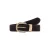 Mango suede riem donkerbruin