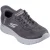 Skechers Go Walk Flex Mali Textiel Dames Houtskool Sneakers