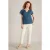 White Stuff Luella Embroidered Top Navy Multi