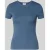 Jake*s Casual T-shirt met fijnrib en ronde hals