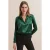 Satin Lange Mouwen Overhemd met Knopen