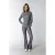 Colourful Rebel Graphic peached extra flare pants color
