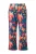 Ulla Popken Broek  marine / oranje / pink
