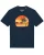 Watapparel Shirt ‘Sunset on palm beach’  donkerblauw / gemengde kleuren