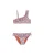 WE Fashion Bikini  lichtblauw / oranje / lichtoranje