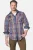 Jan Vanderstorm casual overhemd blauw