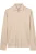 Thomas Maine Poloshirt lange mouw beige, Effen
