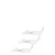 FALKE no-show sneakersokken Step High Cut Bundle – wit (set van 3)
