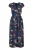 Mela London Jurk  navy / gemengde kleuren